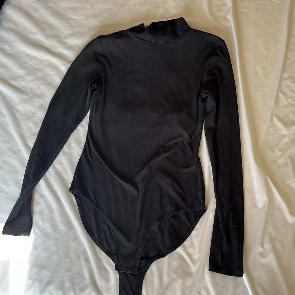Mock Neck Bodysuit Girlfriend Collective